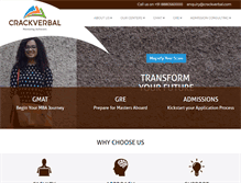 Tablet Screenshot of crackverbal.com